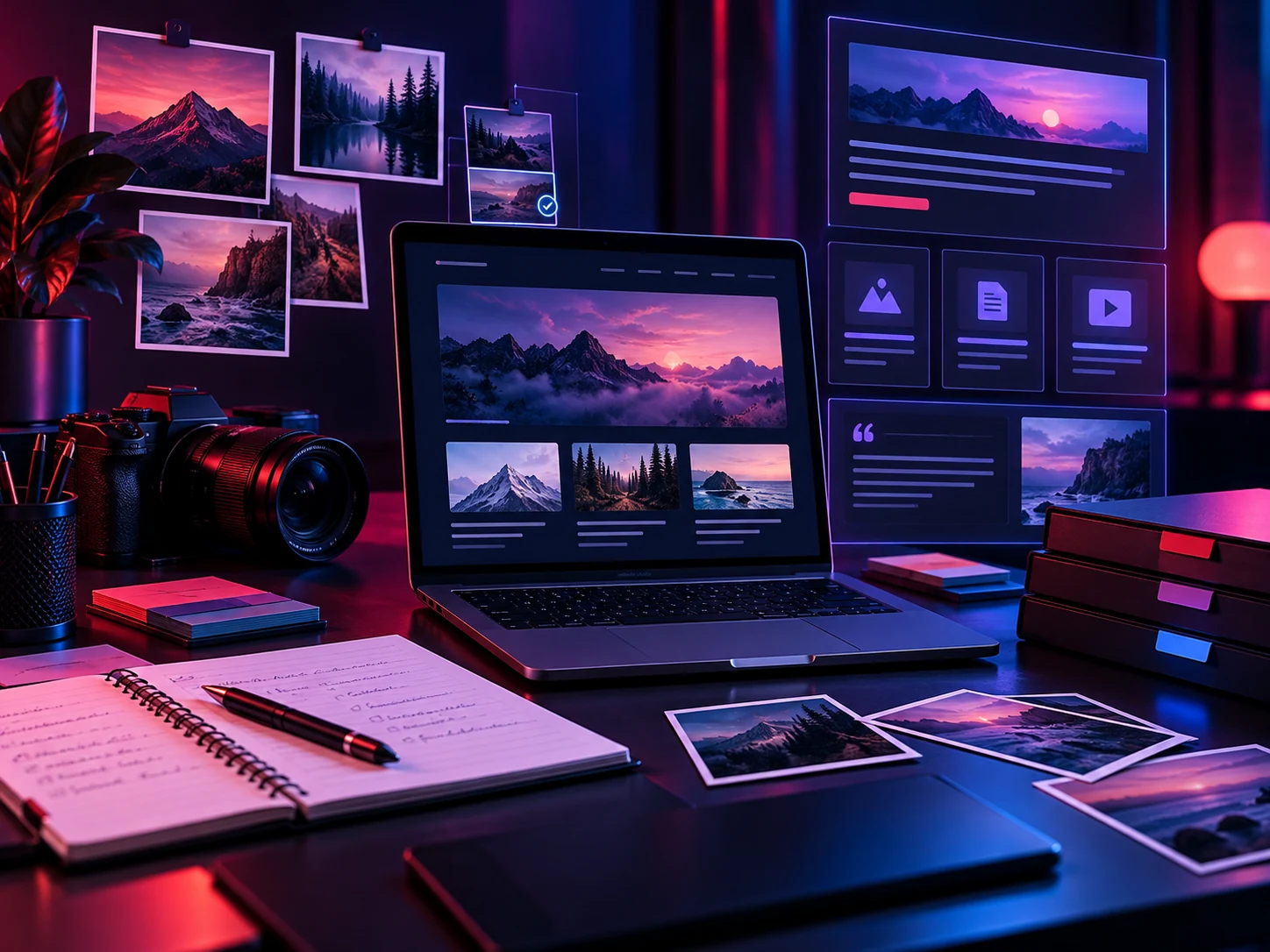 صورة تصميمية توضيحية: كل مشروع يبدأ بملخص واضح