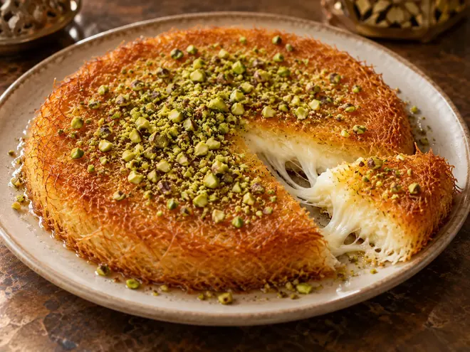 كنافة دافئة